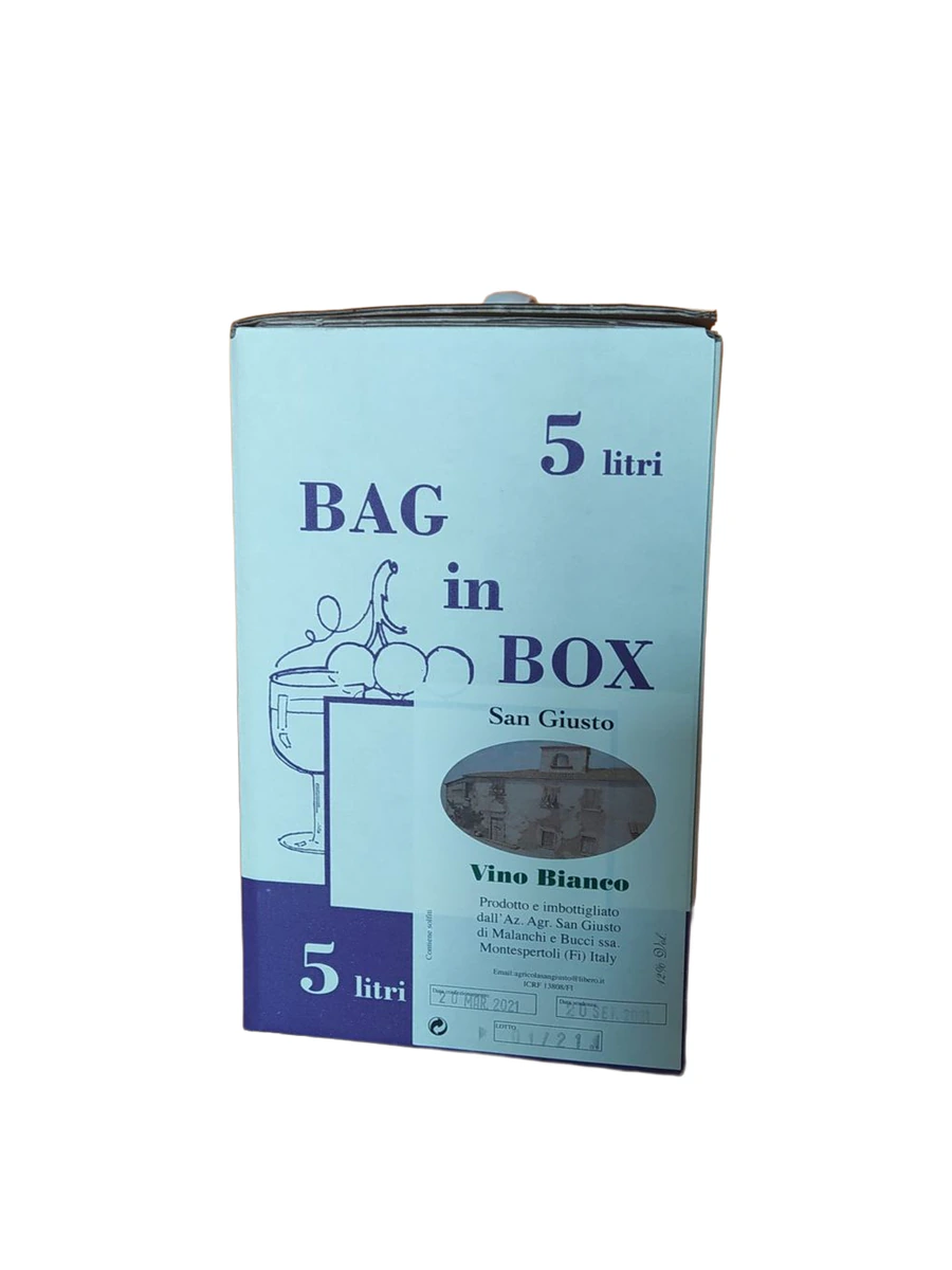 Bag in Box di vino bianco San Giusto 10 L