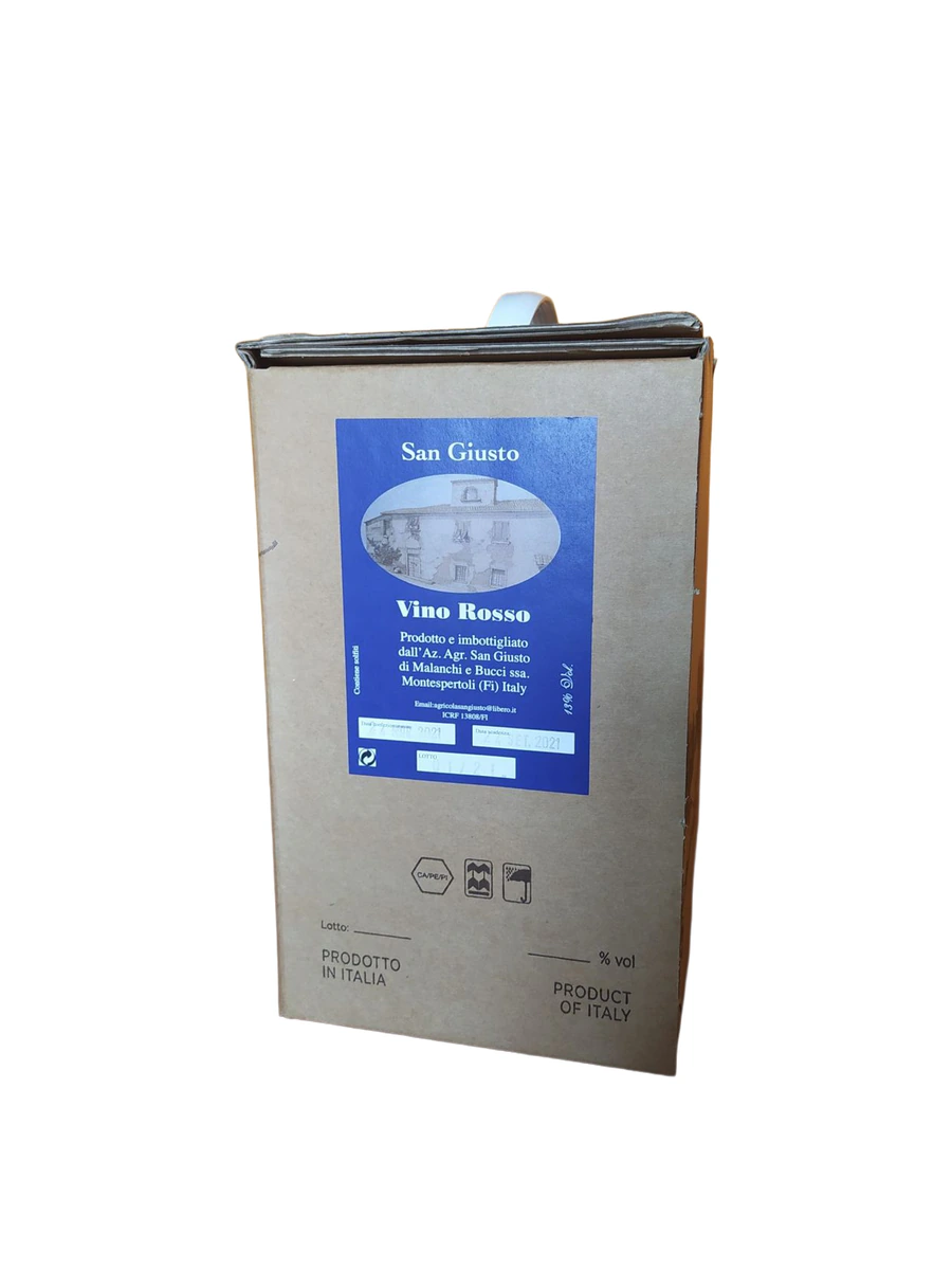 Bag in Box di vino rosso San Giusto 10 L